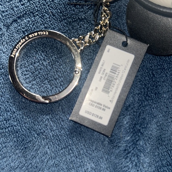 Kate Spade Black and White Polka Dot Coin Purse with Red Bow - Picture 5 of 7